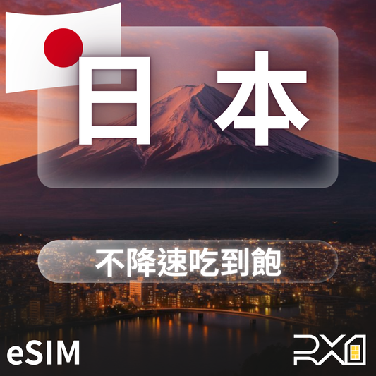 日本 eSIM｜不降速吃到飽