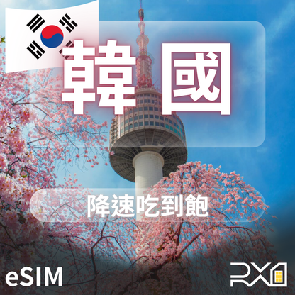 韓國 eSIM｜降速吃到飽